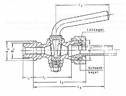 ИНМОР | Кран-пробка двухходовой штуцерный PN 16 Рис.06-005